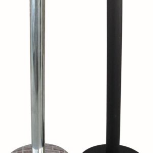 POSTE SEPAR.NEGRO 1M CINTA AZU