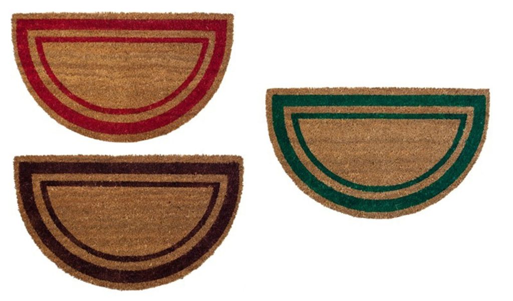 FELPUDO MEDIA LUNA 40X70CM AST