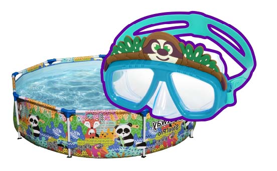 PISCINA PVC 274X66CM STEEL PRO