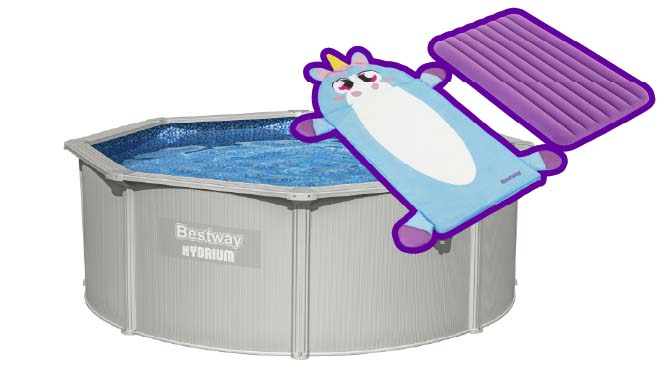 PISCINA CHAPA 360X120CM HYDRIU