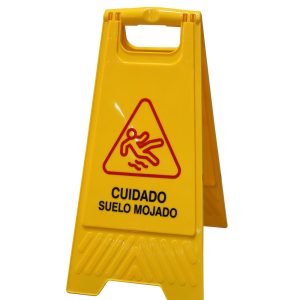 CARTEL PELIGRO SUELO MOJADO 61
