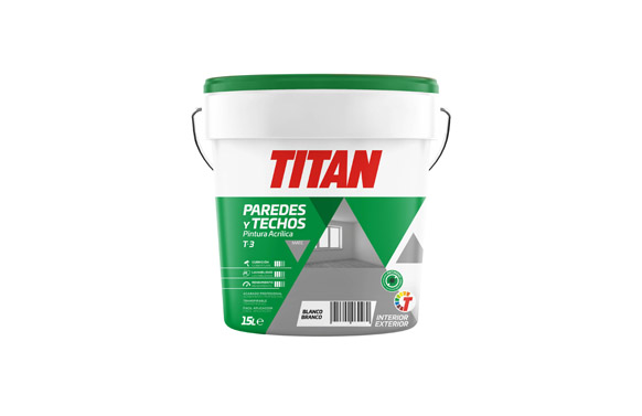 PINTURA ACRIL BLANCO T3 123000
