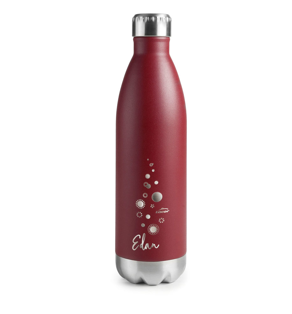BOTELLA INOX TERMO 750ML ROJA