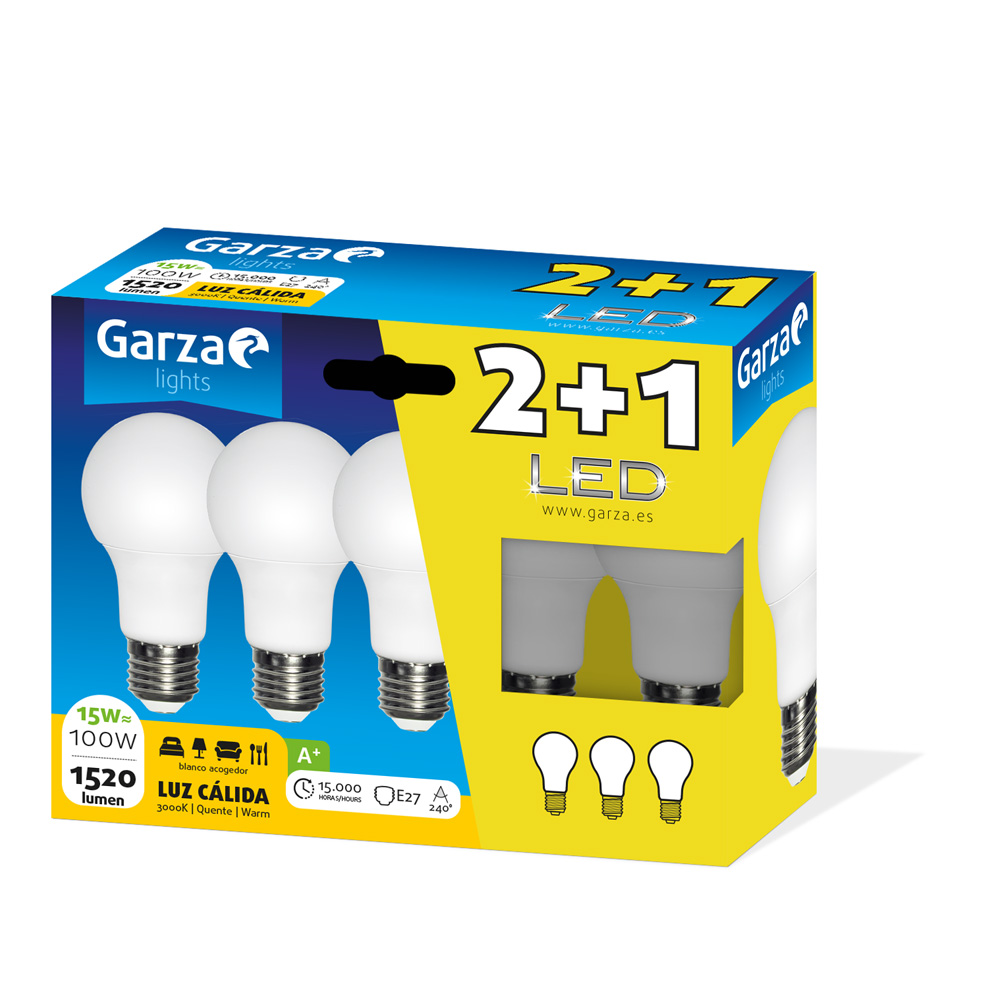 LAMPARA ILUMIN E27 13W 1520LM