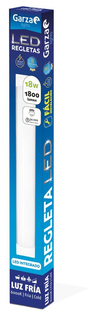 REGLETA 18W 1800LM 60,1X7,8X17