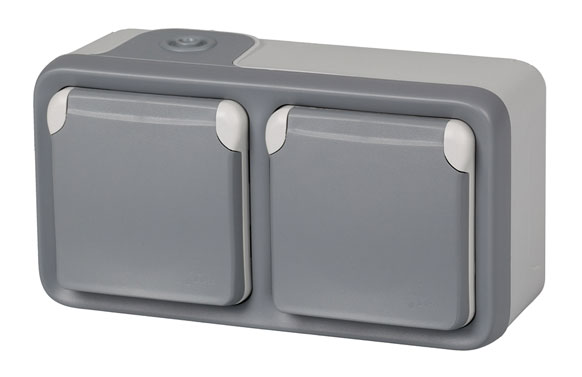 ENCHUFE DOBLE PLEXO 55 SUP. 15