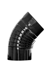 CODO T/ESTUFA 110MM NE ACERO E