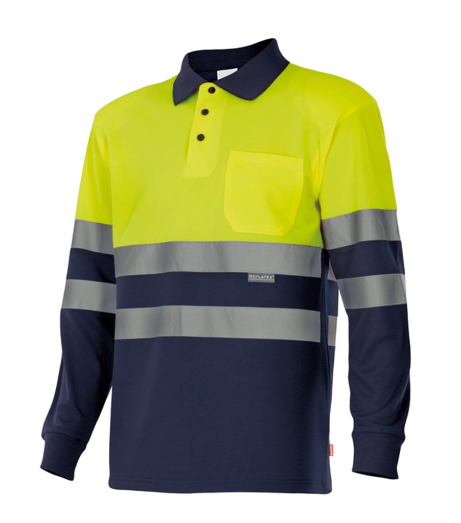 POLO TRABAJO 3XL AMARILLO FLUO
