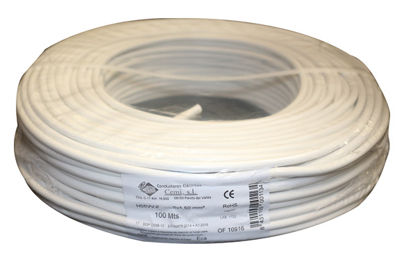 CABLE MANG RDO 2X1,5MM VV-F H0