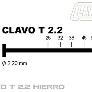 CLAVO MODELO T 50MM CT2250 1.0