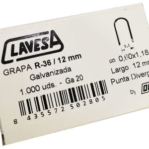 GRAPA 12MM 36U 1.000 PZ