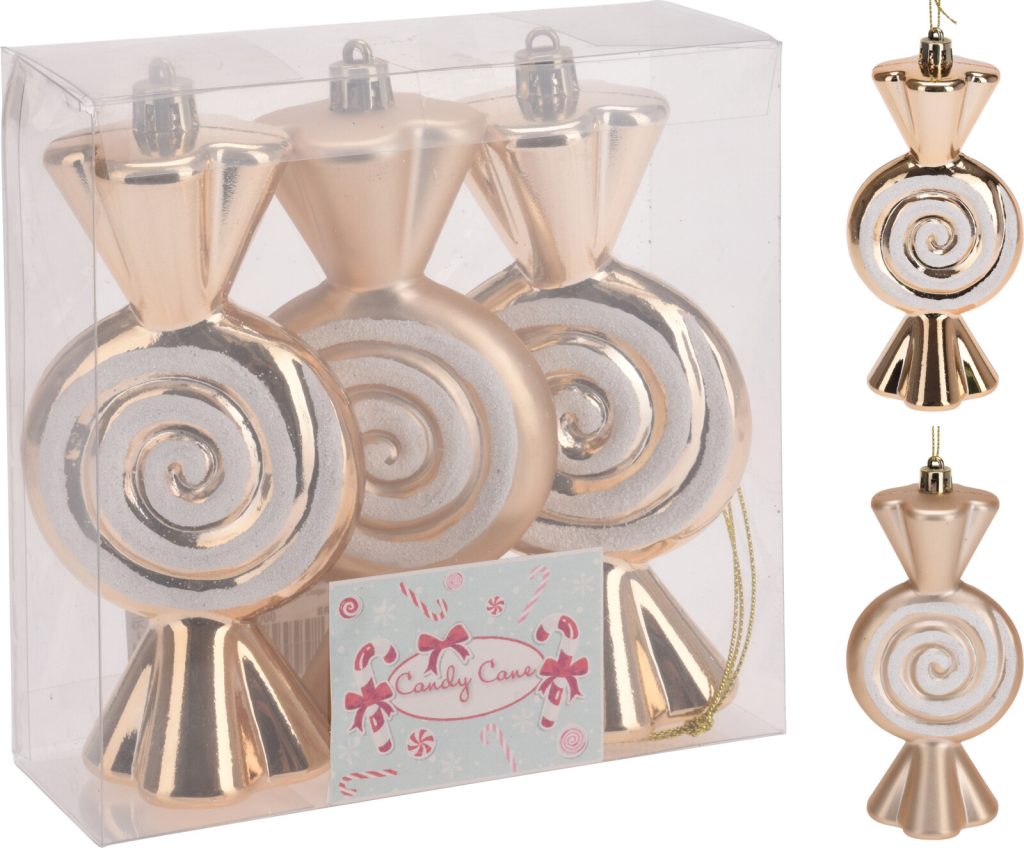 ADORNO NAVIDAD CARAMELO DORADO