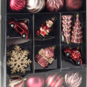 ADORNO NAVIDAD SURTIDO ROSA 20