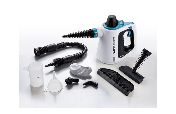 PISTOLA VAPOR CON ACCESORIOS 1