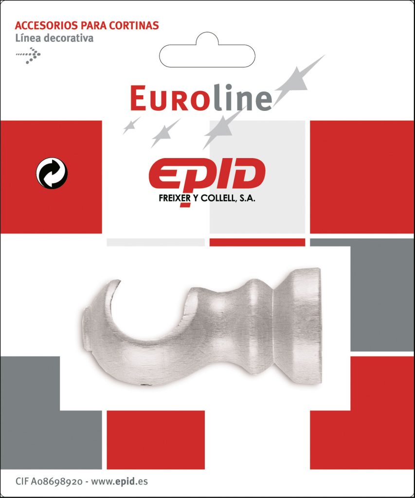 SOPORTE FRONTAL Ø19X69MM EUROL