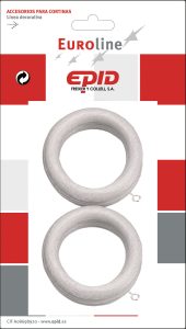 ANILLA CORTINA EUROLINE Ø29MM