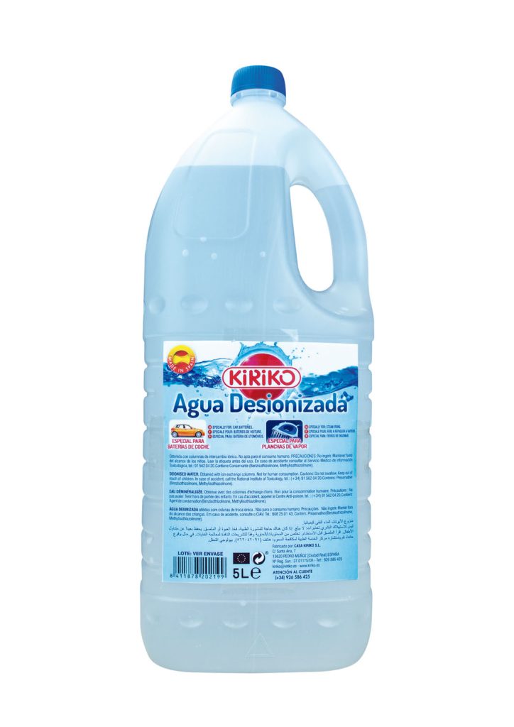 AGUA DESMINERALIZADA 5LT KIRIK