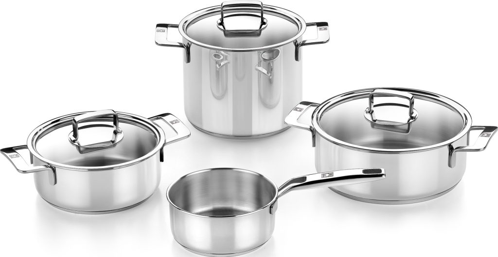 BATERIA DE COC INOX 4 PZS SIGN