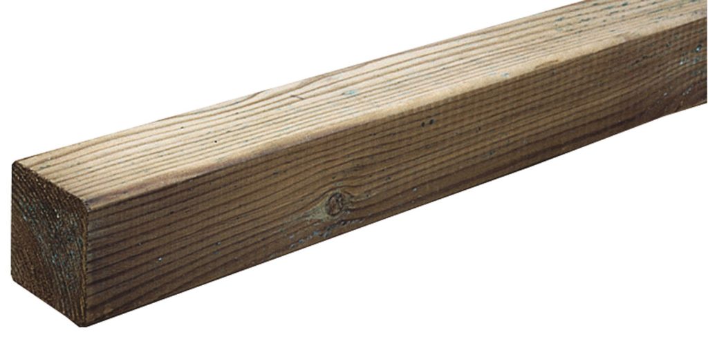 POSTE MADERA CUADRADO 7 X 7 X