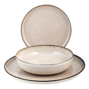 VAJILLA 12 PZ PORCELANA PEARL