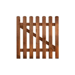 PUERTA VALLA MUSTANG MARRON 10