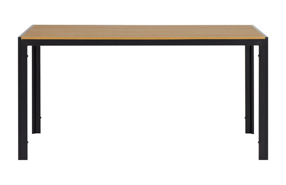 MESA ALUMINIO POLYWOOD NEGRA/M