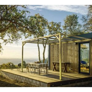 PERGOLA ADOSADA CARMEN 300 X 2