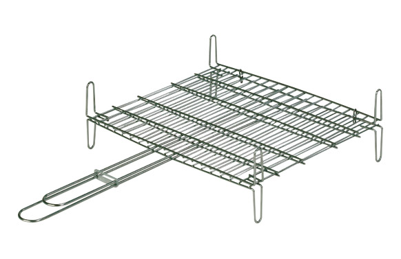 PARRILLA ESTAÑADA DOBLE 50X50