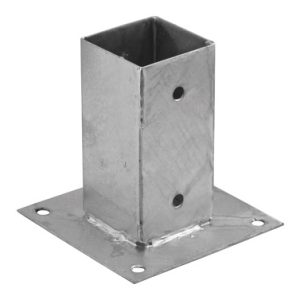 PLETINA CUADRADA BASE PLANA 91