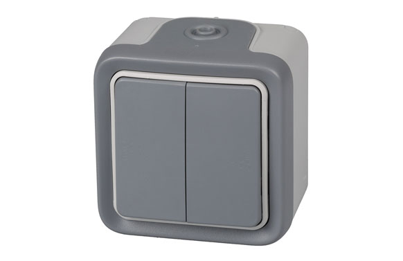 CONMUTADOR SUPERFICIE DOBLE ES