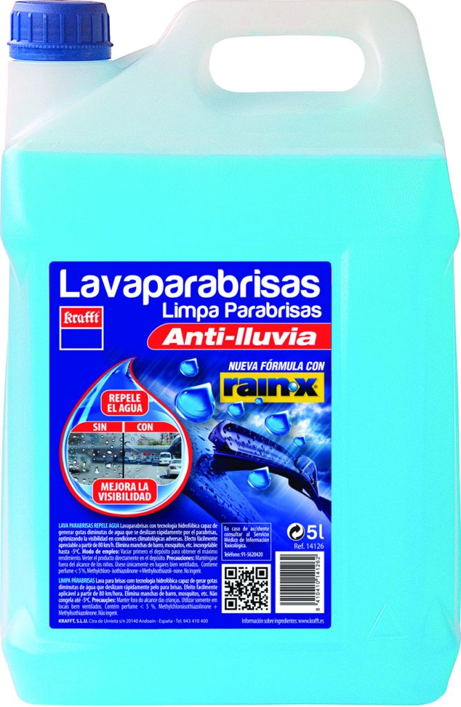 LAVAPARABRISAS CON ANTI LLUVIA