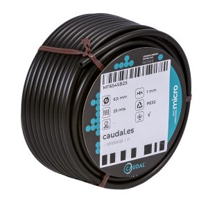 MICROTUBO FLEXIBLE NEGRO PARA