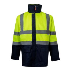 PARKA ALTA VISIBILI. MARINO/AM