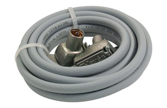 CABLE TV COAXIAL ACODADO LTE 1