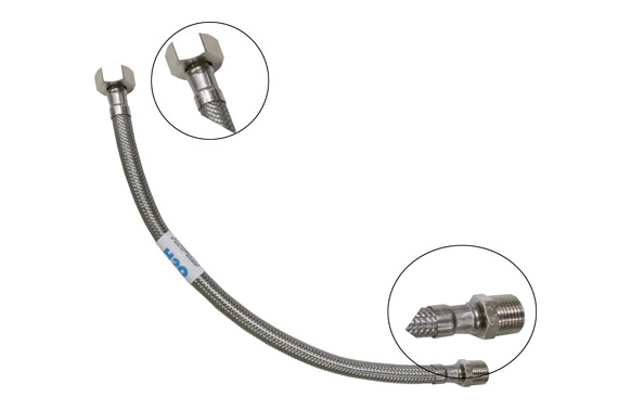 CONEX. FLEX. ACERO INOX H-H 3/