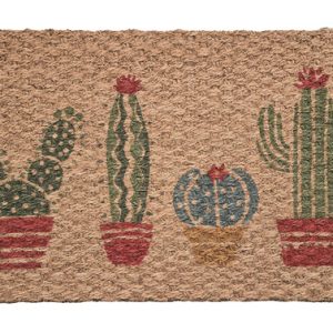 FELPUDO COCO TRENZADO CACTUS 4