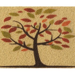 FELPUDO VINILO DECORADO ARBOL