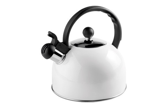 TETERA PAVA INOX BLANCA 2,5 L