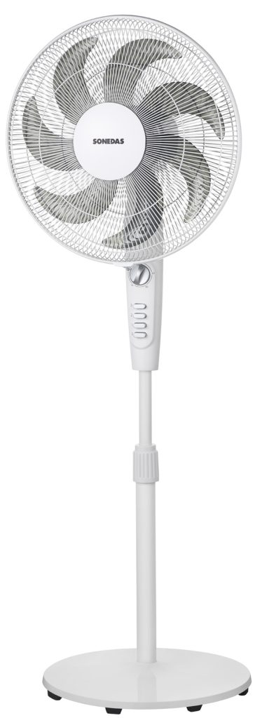 VENTILADOR PIE 50W 40CM BLANCO