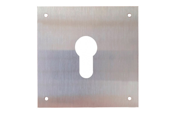 PLACA 80X80MM M-51/8080P INOX
