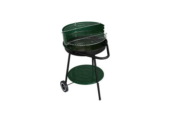 BARBACOA CARBON REDONDA 68 X 5