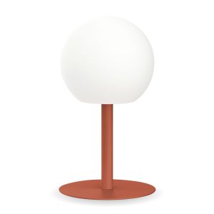 LAMP SOBREM. BOLA TERRACOTA AC