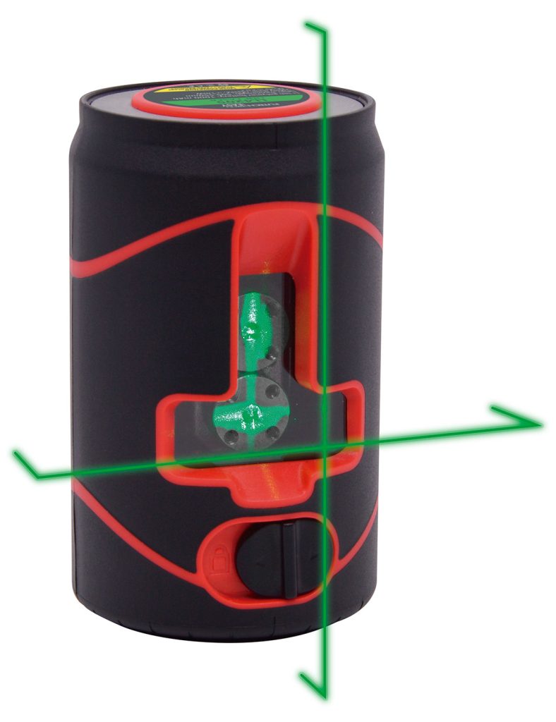 NIVEL LASER CRUZ VERDE LATA 10