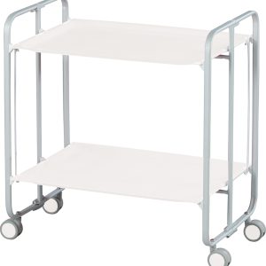 CARRO DE TE PLEGABLE GRIS/BLAN