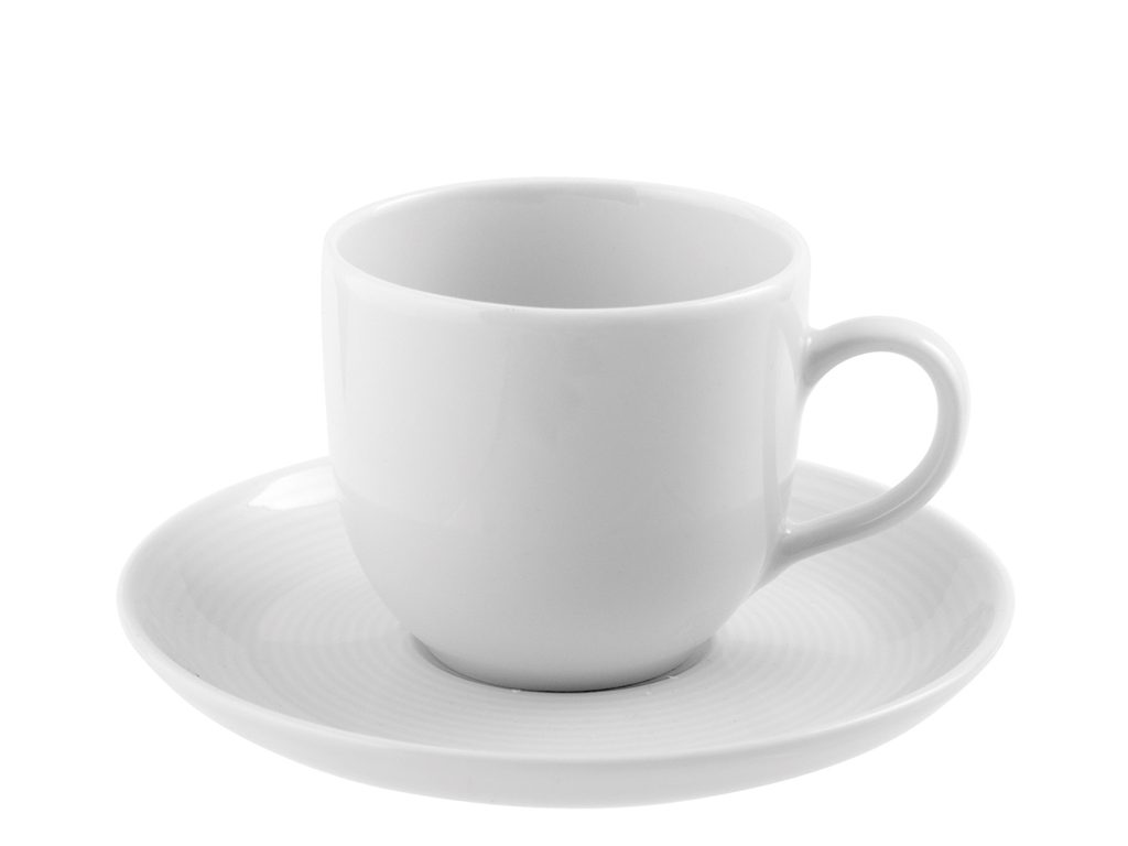 TAZA CAFE CON PLATO PORCELANA