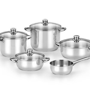 BATERIA INOX OPT TAPA CRISTAL