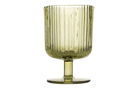 COPA VIDRIO GRABADO 26 CL VERD