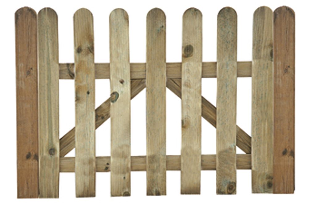 PUERTA VALLA CLASICA MADERA 10