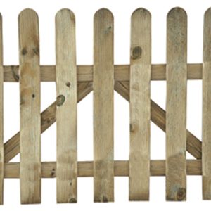 PUERTA VALLA CLASICA MADERA 10