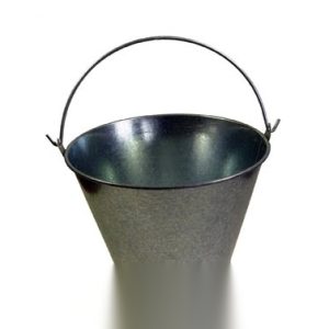 CUBO GALVANIZADO CONICO 12LT